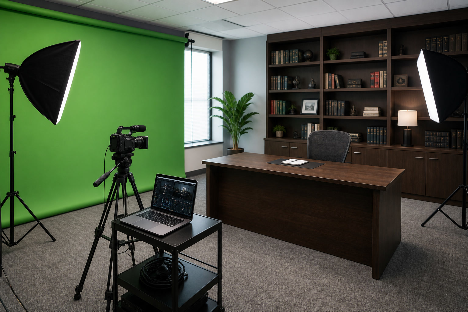 YourStudioHQ studio installed in a professional office